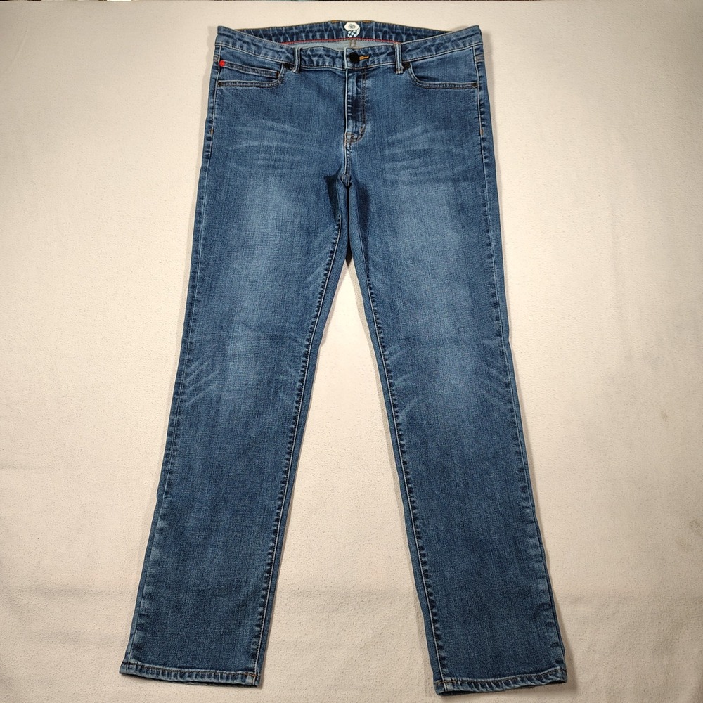 Mountain Hardwear Jeans Womens 16x31 Medium Wash Cordura Denim Skinny 1764241